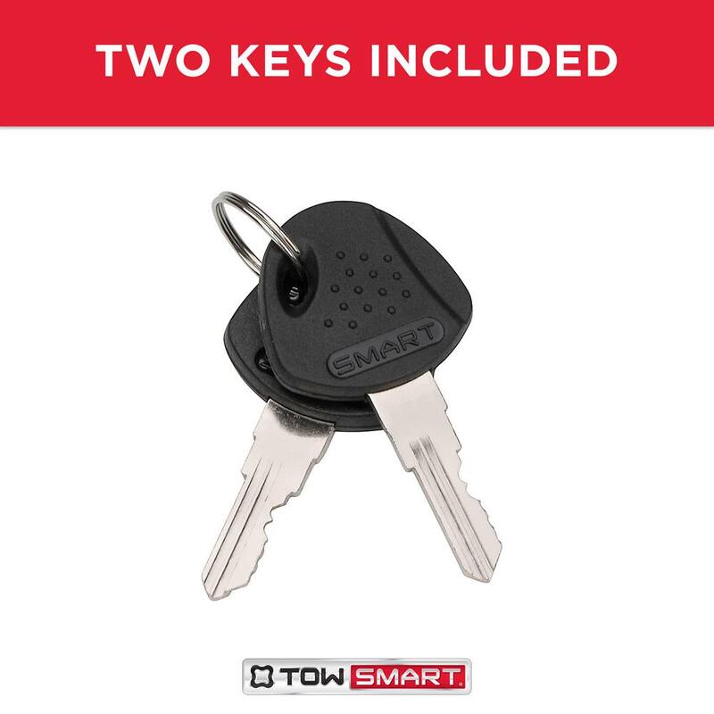 TowSmart Steel Locking Boomerang Hitch Pin - Fits 1/2 in. and 5/8 in. Receivers - 741M