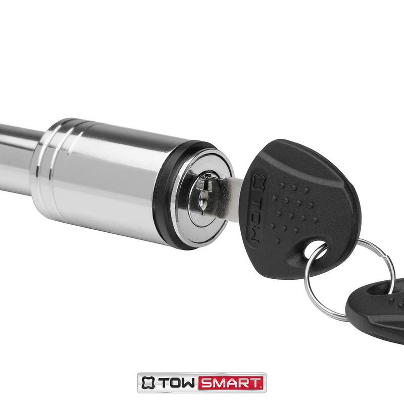 TowSmart Steel Locking Boomerang Hitch Pin - Fits 1/2 in. and 5/8 in. Receivers - 741M