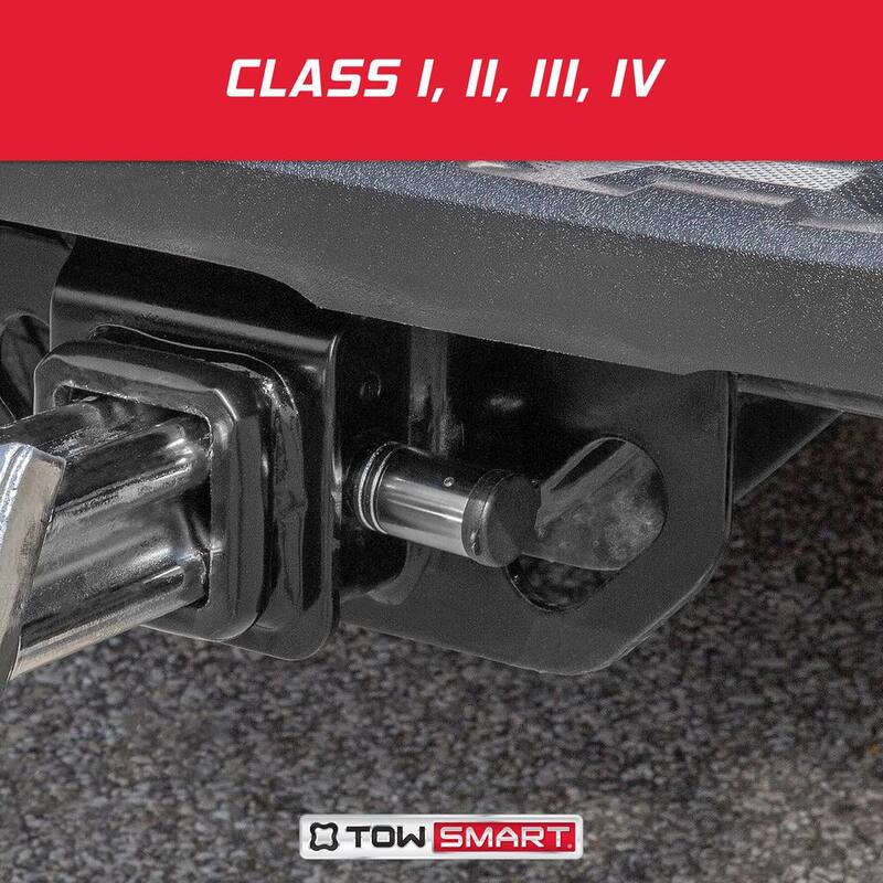 TowSmart Steel Locking Boomerang Hitch Pin - Fits 1/2 in. and 5/8 in. Receivers - 741M