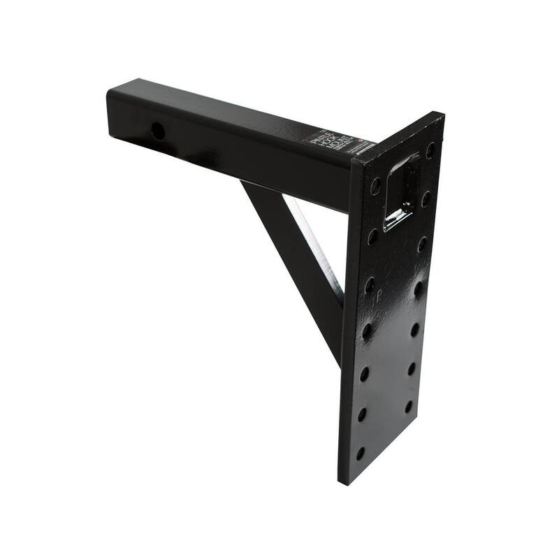 Buyers Products Company 6-Position 10,000 lbs. Pintle Hook Mount for 2 in. Hitch Receivers - PM812