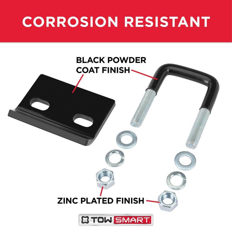 TowSmart Anti- Rattle Hitch Bracket, Fits 1-1/4 in. and 2 in. Receivers - 9043