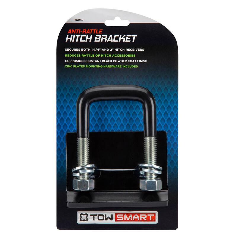 TowSmart Anti- Rattle Hitch Bracket, Fits 1-1/4 in. and 2 in. Receivers - 9043