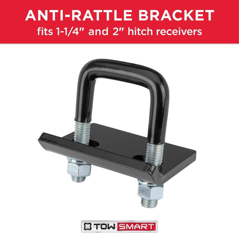 TowSmart Anti- Rattle Hitch Bracket, Fits 1-1/4 in. and 2 in. Receivers - 9043