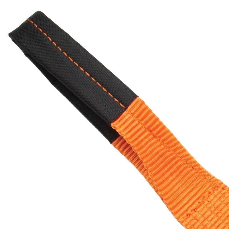 BLACK+DECKER 2 in. x 20 ft. Recovery Strap Rope w/Loop Ends - 9,000 LB. Break Strength - BD1001