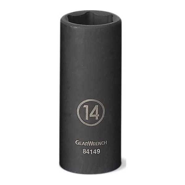 Gearwrench 1/4" Drive 6 Point Deep Impact Metric Socket 10mm - 84145