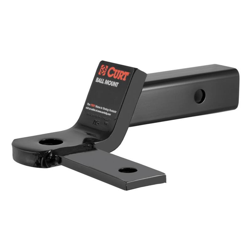 CURT 7,500 lbs. 2 in. Drop Sway Control Tab Trailer Hitch Ball Mount (2 in. Shank) - 45820