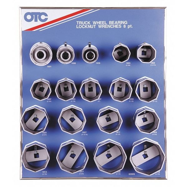 Otc 3/4" Drive Socket Set SAE 18 Pieces 1-3/4" to 4-7/8" , Paint - 9851