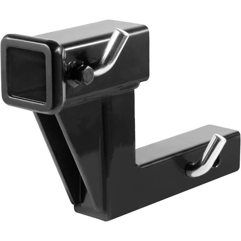 VEVOR Trailer Hitch Riser, for 2 in. Receiver with 6 in. Rise/Drop, Trailer Receiver Hitch Extender Extension Adapter, Black - TCYZSJGDK229U33NOV0-730