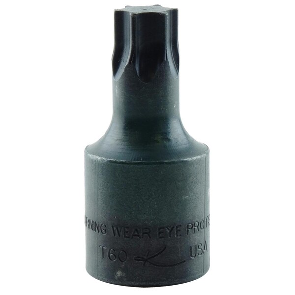K-Tool International 1/2" Drive, T60 Torx(R) Socket - KTI-22660