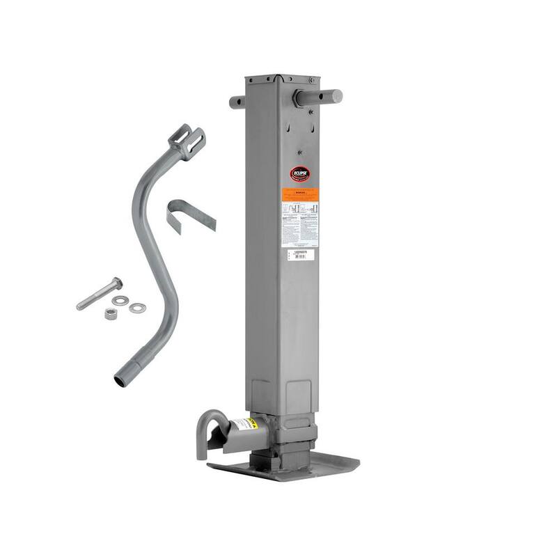 Pro Series 12,000 lbs. Weld-On Square Tube Trailer Kit with Crank Handle - 1400950376