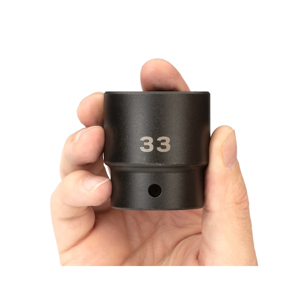 Tekton 1/2 Inch Drive x 33 mm 6-Point Impact Socket - SID22133