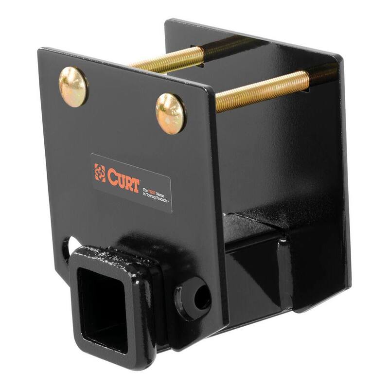 CURT RV Bumper Hitch with 2" Receiver (Fits 4" x 4" Bumper Beams) - 19100