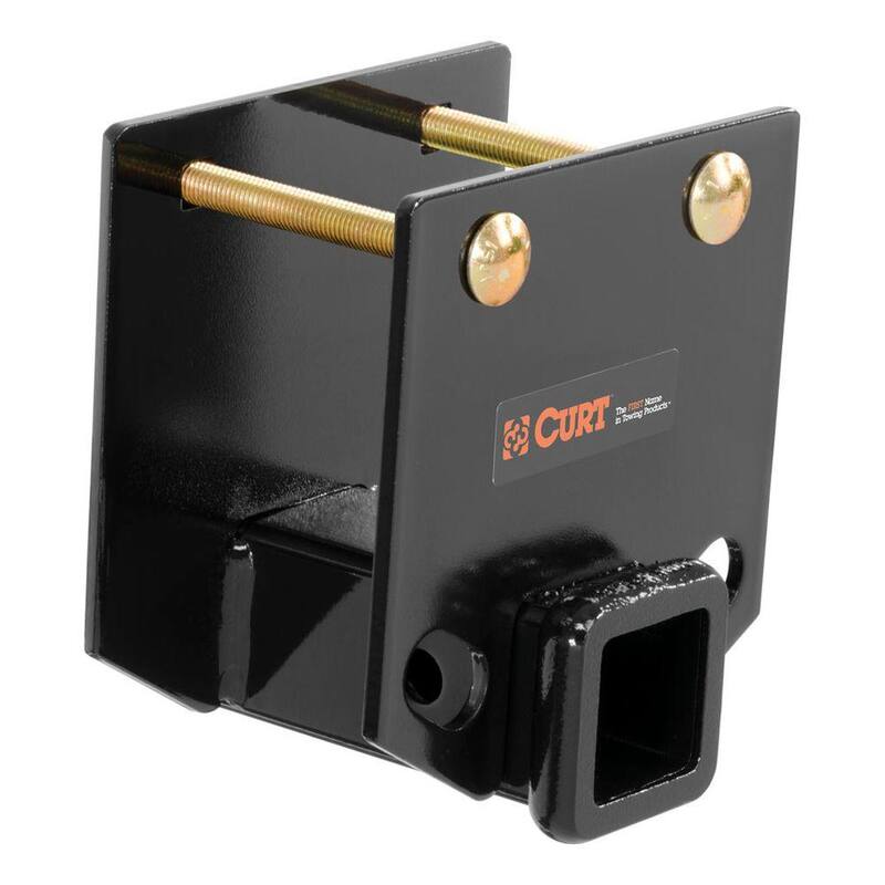 CURT RV Bumper Hitch with 2" Receiver (Fits 4" x 4" Bumper Beams) - 19100