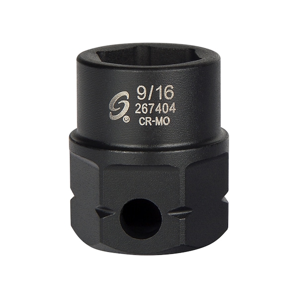 Sunex Â® Tools 1/2 in. Drive 6-Point Low Profile Impact Socket w/ Hex Shank, 9/16 in. - 267404