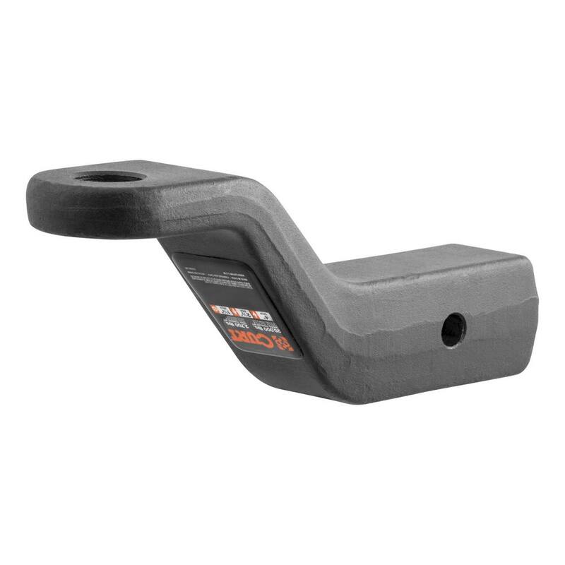 CURT 20,000 lbs. 4 in. Drop Commercial Duty Forged Trailer Hitch Ball Mount Draw Bar (2-1/2 in. Shank) - 45458