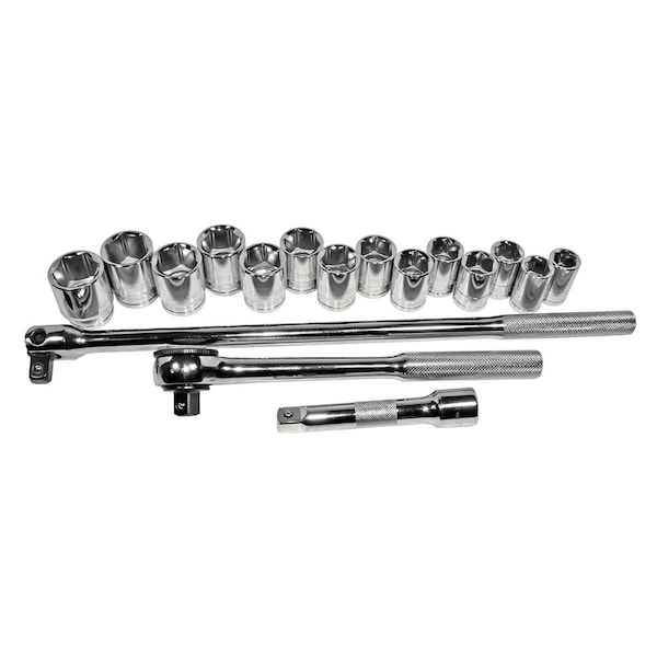 K-Tool International 1/2" Drive Metric, 17 pcs - KTI-28000