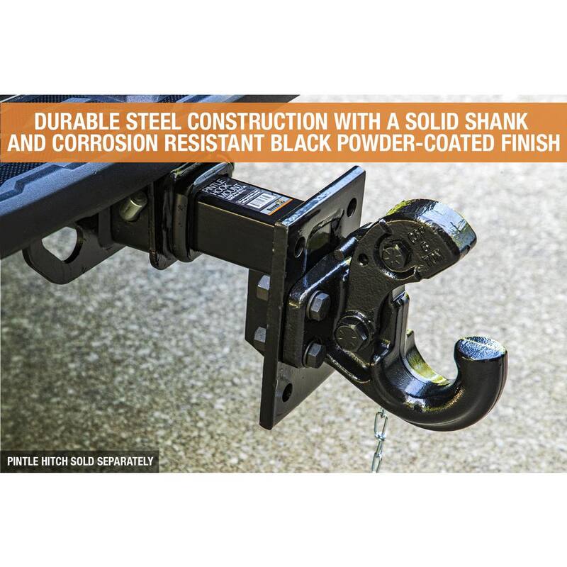 Buyers Products Company 3-Position 14,000 lbs. Pintle Hook Mount for 2 in. Hitch Receivers - PM87