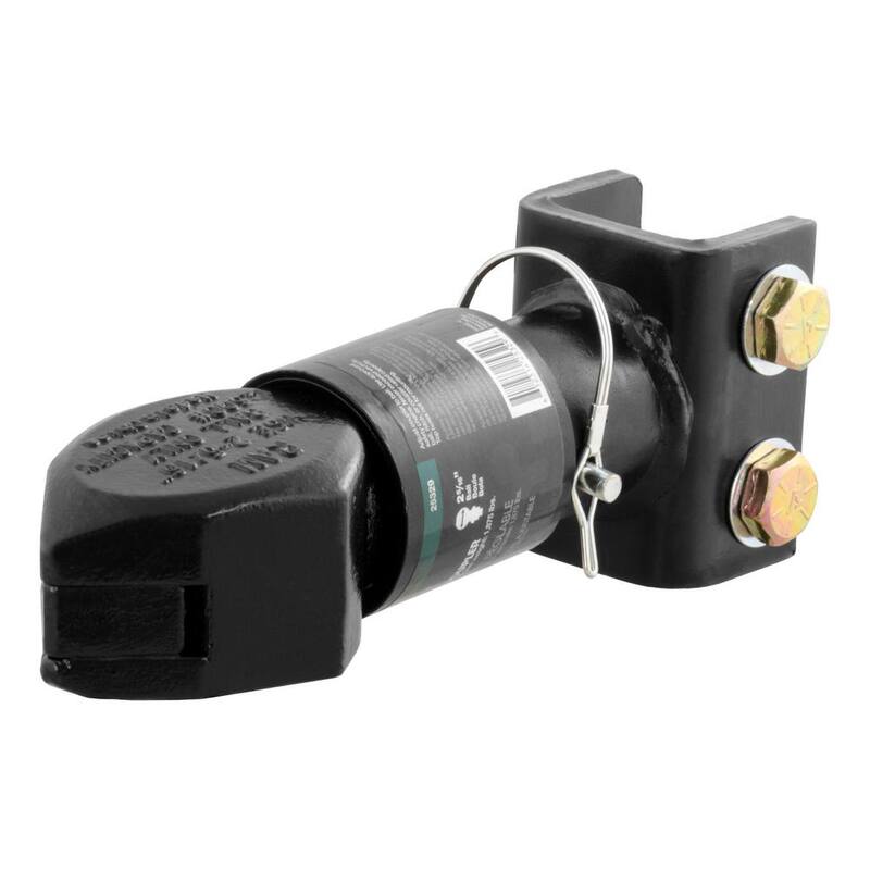 CURT 2-5/16" Channel-Mount Coupler with Sleeve-Lock (12,500 lbs., Black) - 25329