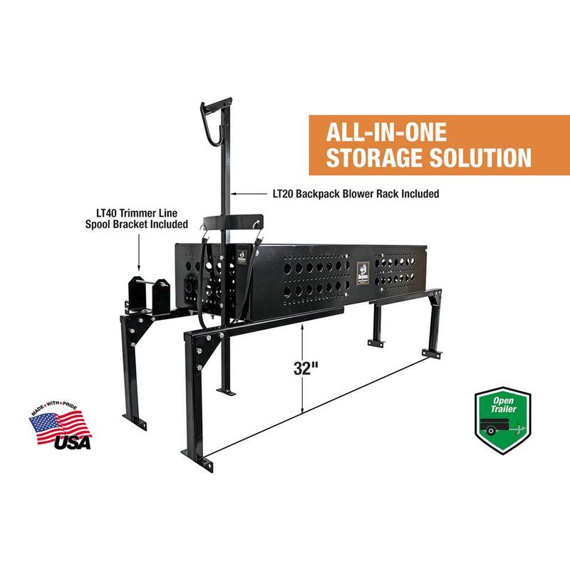 Buyers Products Company Landscape Trailer Equipment Storage Basket Rack Organizer - LT45