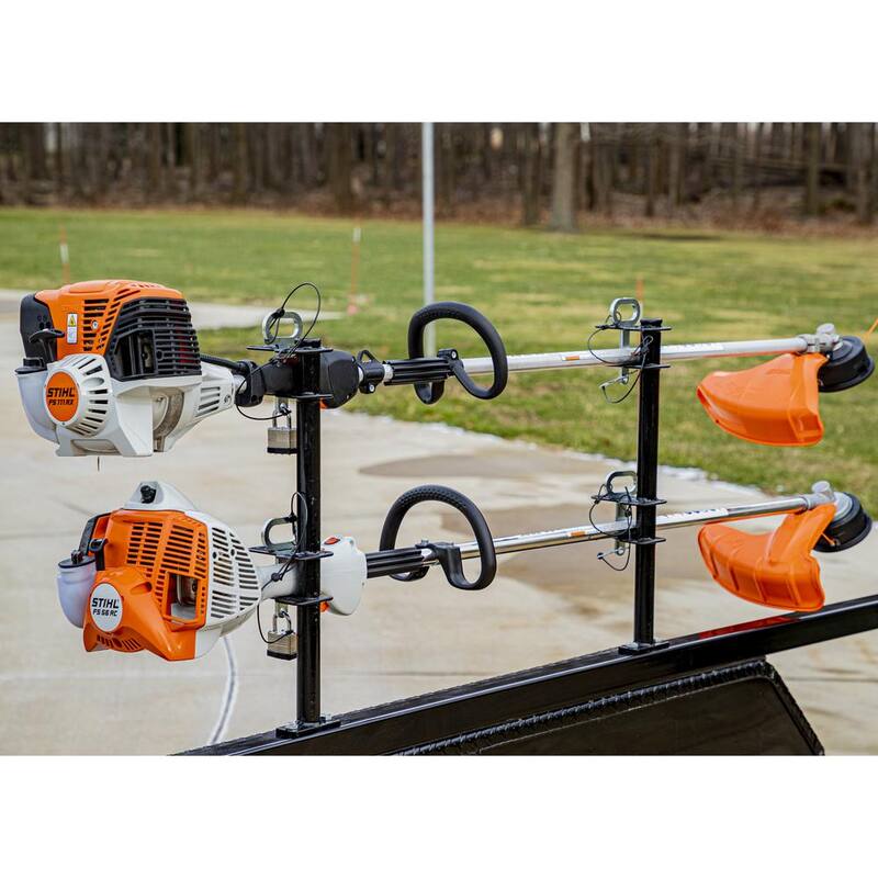Buyers Products Company 2-Position Trimmer Edger Rack Holder Open Landscape Trailer - LT18