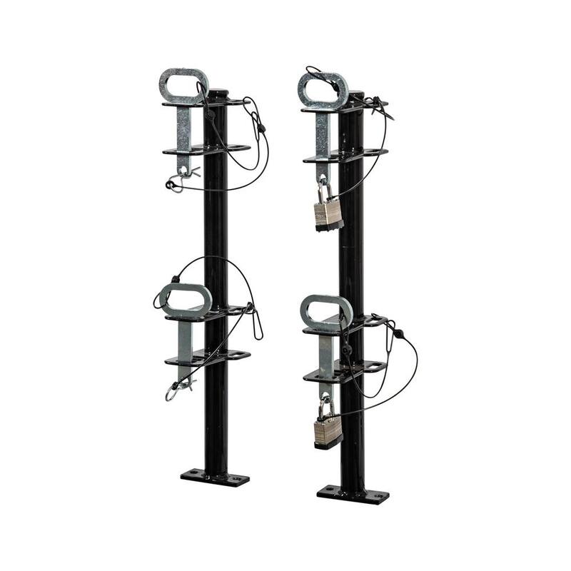 Buyers Products Company 2-Position Trimmer Edger Rack Holder Open Landscape Trailer - LT18