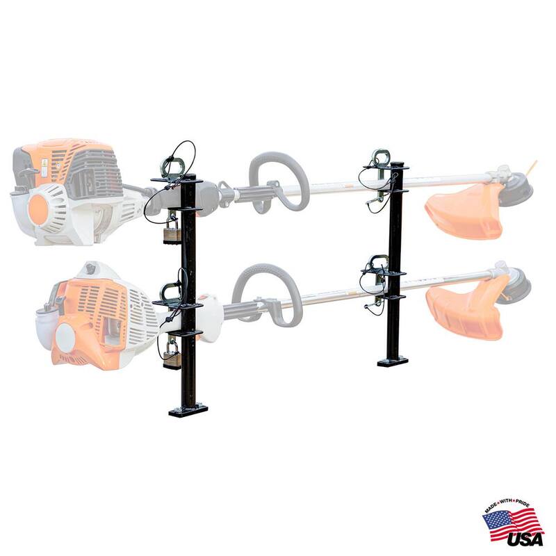 Buyers Products Company 2-Position Trimmer Edger Rack Holder Open Landscape Trailer - LT18