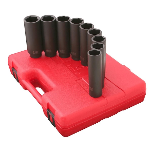 Cool Kitchen 50 in. Dr. 12 Pc. Metric 5 in. Extra Long Deep Impact Socket - CO2954645