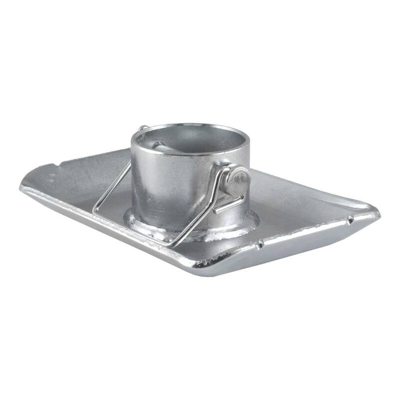 CURT Pin-On Jack Foot (Fits 2" Tube, 2,000 lbs., 1-11/16" Height) - 28272