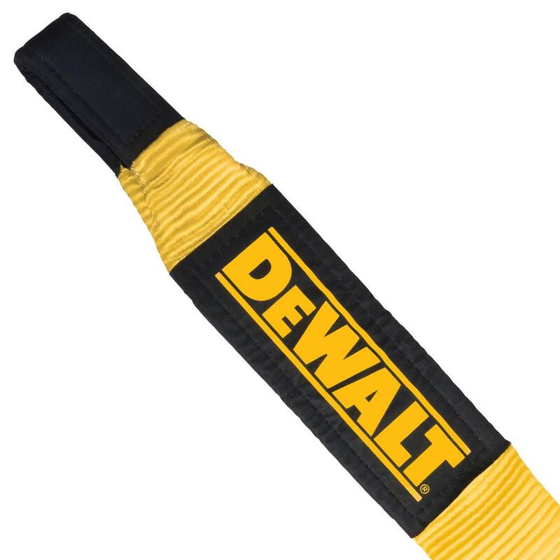 DEWALT 4 in. x 30 ft. x 40,000 LB. Break Strength Recovery Strap Rope w/Loop Ends - DXBC40000
