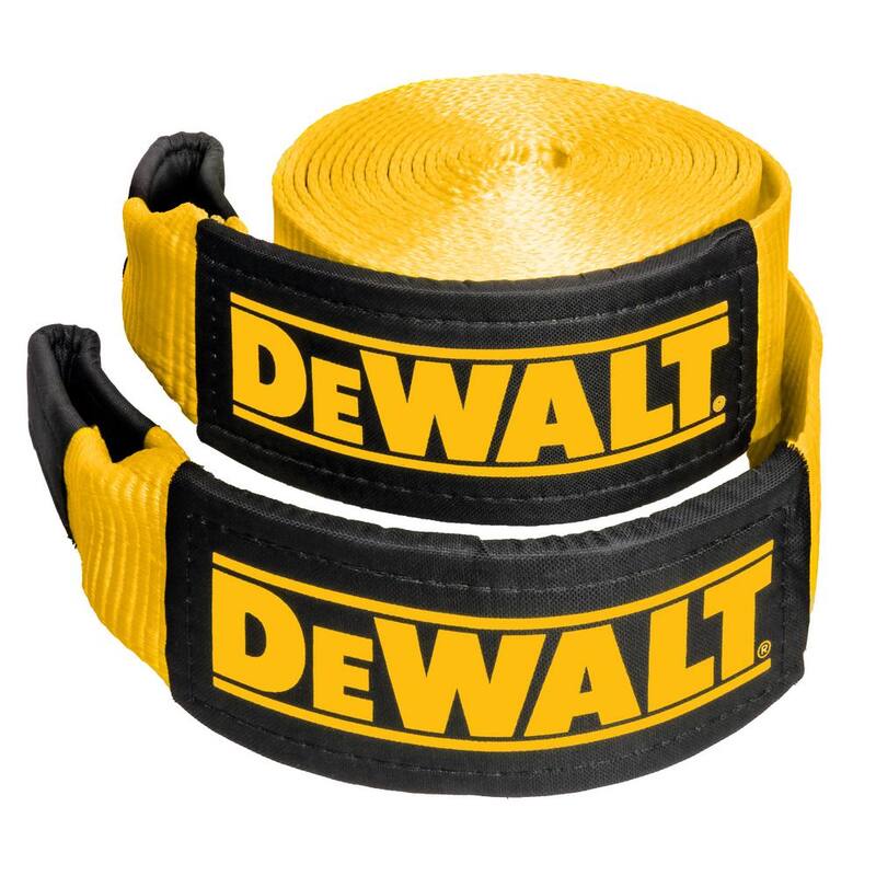 DEWALT 4 in. x 30 ft. x 40,000 LB. Break Strength Recovery Strap Rope w/Loop Ends - DXBC40000