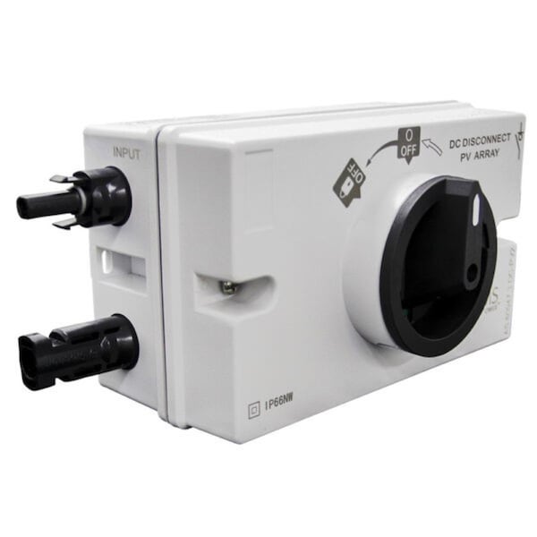 Aims Power Solar Dc Disconnect Switch Single Input/Output At 32A Ip66Nw Rated Outdoor Use Ok - DC1200V32A