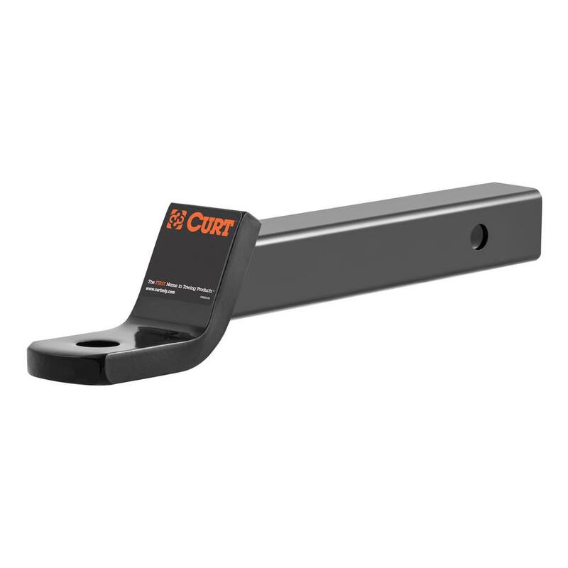 CURT Class 3 7,500 lbs. 2 in. Drop Trailer Hitch Ball Mount Draw Bar (2 in. Shank, 12-1/4 in. Long) - 45260