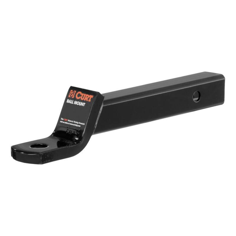 CURT Class 3 7,500 lbs. 2 in. Drop Trailer Hitch Ball Mount Draw Bar (2 in. Shank, 12-1/4 in. Long) - 45260