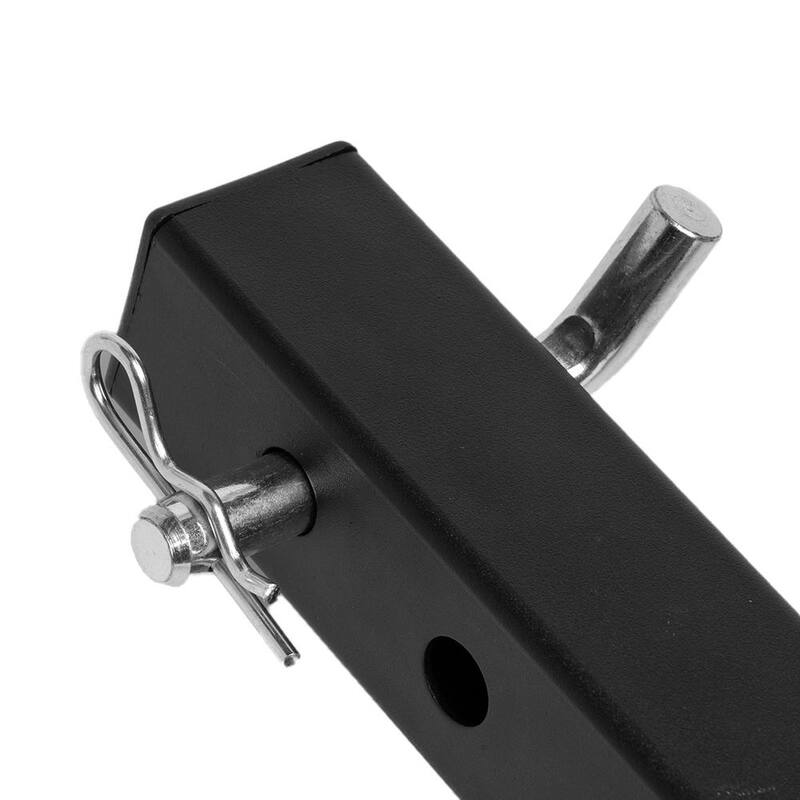 Stark 2 in. Universal Hitch Mount Double-Flag Pole Holder - 26512-H