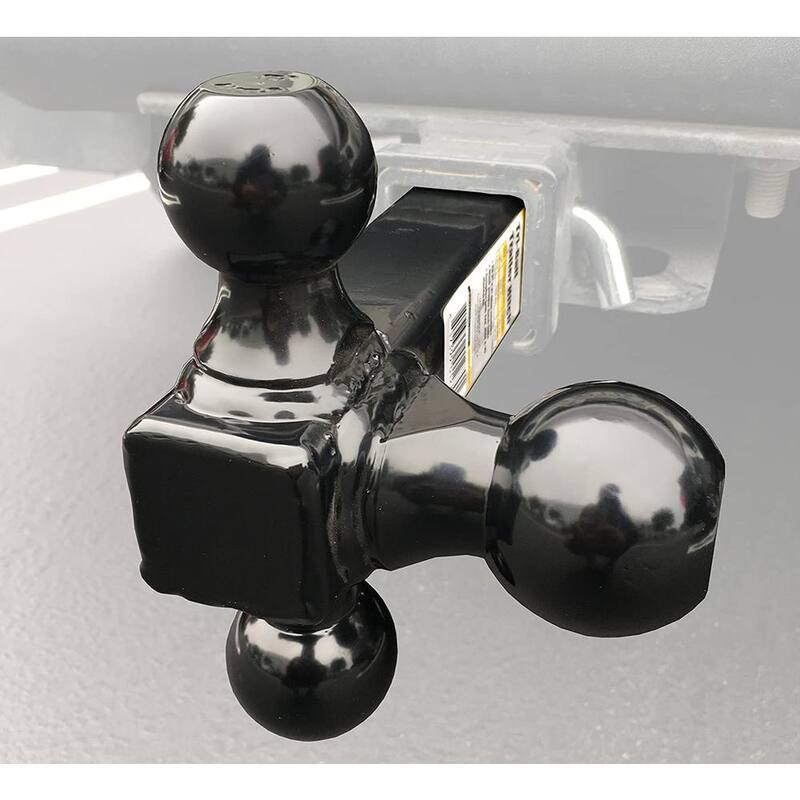 MaxxHaul Black Hollow Shaft Triple Ball Mount - 70270