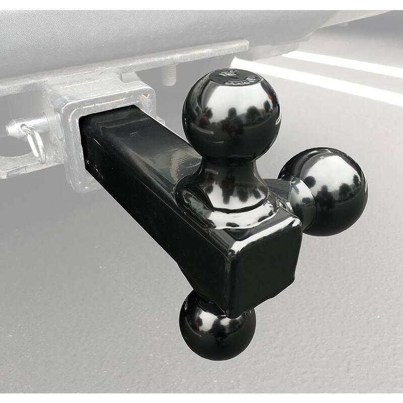 MaxxHaul Black Hollow Shaft Triple Ball Mount - 70270