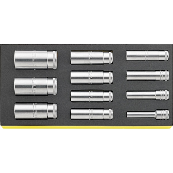 Stahlwille Tools Sockets i.TCS inlay No.TCS 51/11 1/3-tray11-pcs. - 96838776
