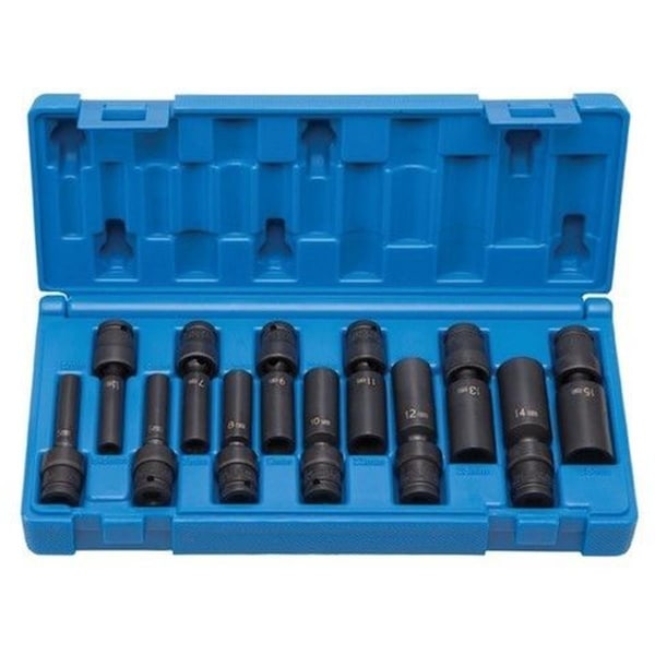Light House Beauty 0.25 in. Drive Standard Length Magnetic Universal Set - LI3580761