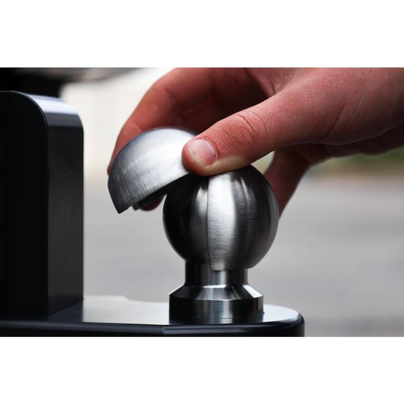 Weigh Safe Stainless Steel Tow Ball Converter - Convert 2" Tow Balls to 2-5/16" Tow Balls - Heavy Duty Clam Shell Design - WS07