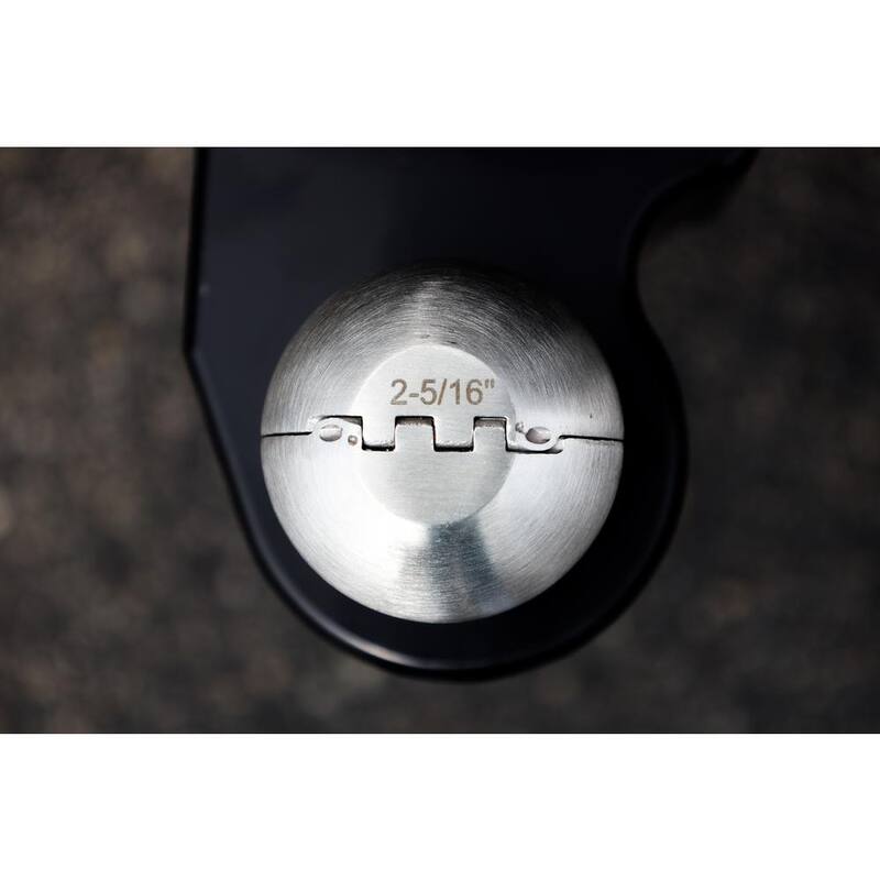Weigh Safe Stainless Steel Tow Ball Converter - Convert 2" Tow Balls to 2-5/16" Tow Balls - Heavy Duty Clam Shell Design - WS07
