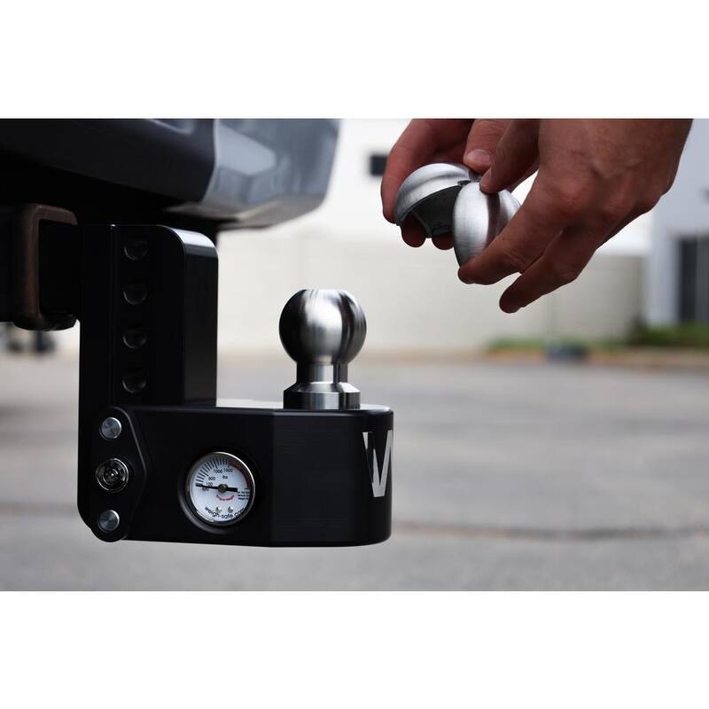 Weigh Safe Stainless Steel Tow Ball Converter - Convert 2" Tow Balls to 2-5/16" Tow Balls - Heavy Duty Clam Shell Design - WS07