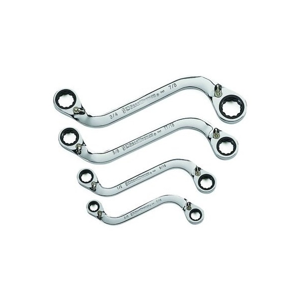 Apex Tool Group WREN SET S-SHAPE REV DBL BX REV SAE 12PT - GWR85399