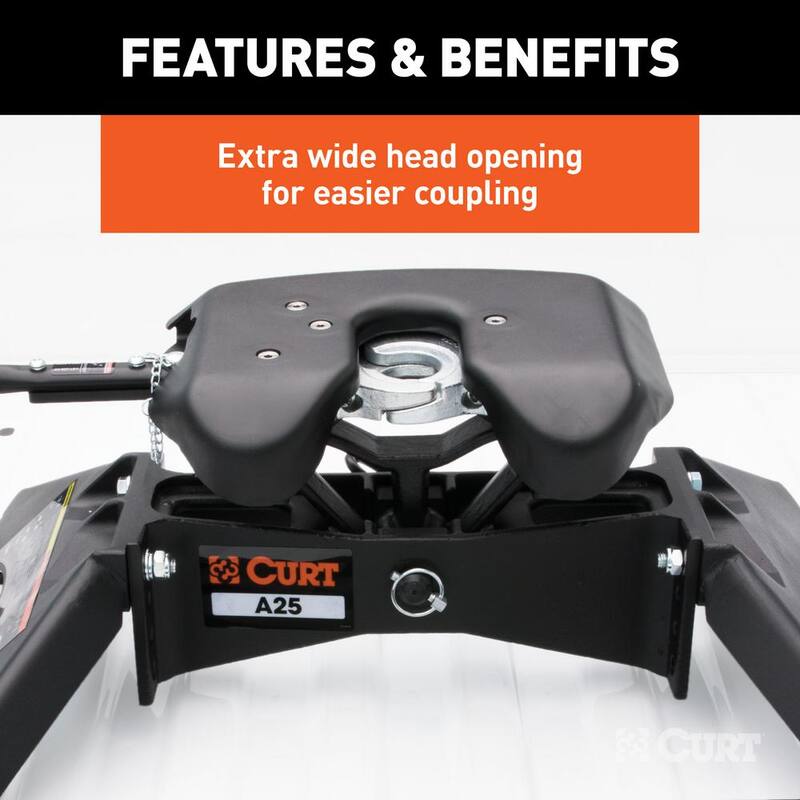 CURT A30 5th Wheel Hitch with GM Puck System Legs - 16070