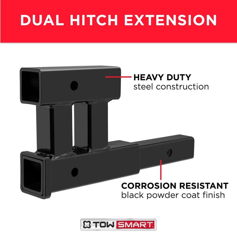 TowSmart 2 in. Dual Hitch Extension 4000 lbs. - 7063
