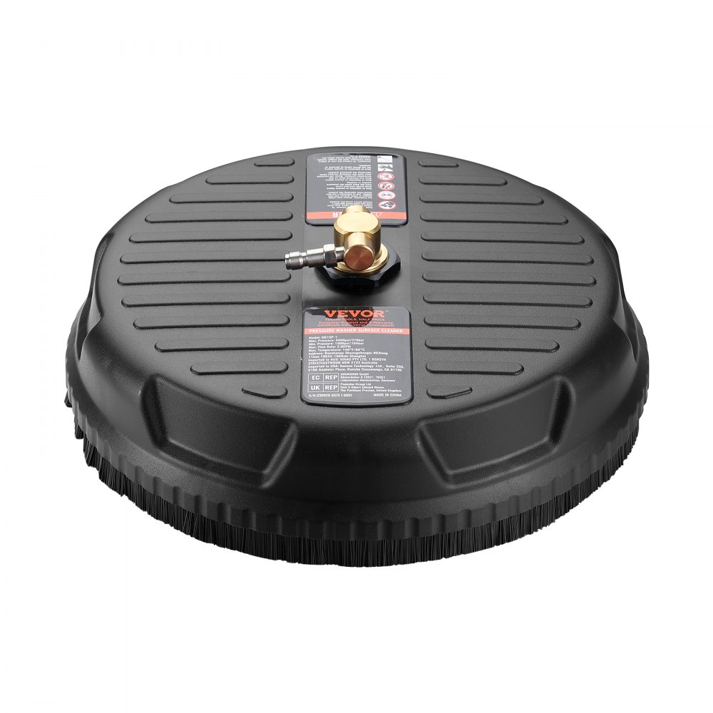 VEVOR Universal 15" Pressure Washer Surface Cleaner, Pressure Washer Attachment 4000 Max PSI, 1/4" Quick-Connect Connector Concrete Cleaner, Heavy Duty Power Washer for Floor Driveway, Patio,Sidewalk - GYQXJBMQJQSLMZ853V0