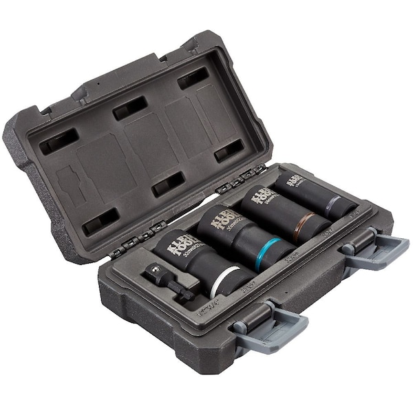 Klein Tools 2-in-1 Metric Impact Socket, 12-Point, 32 x 27 mm - 66054E