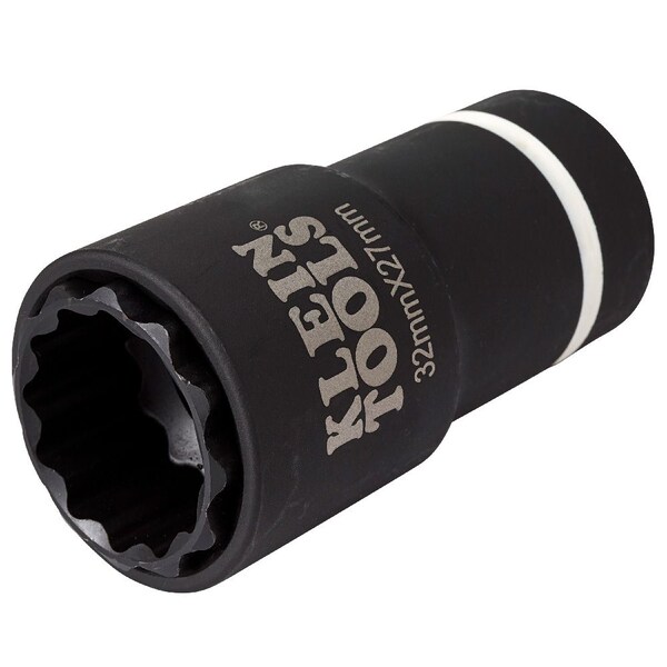 Klein Tools 2-in-1 Metric Impact Socket, 12-Point, 32 x 27 mm - 66054E