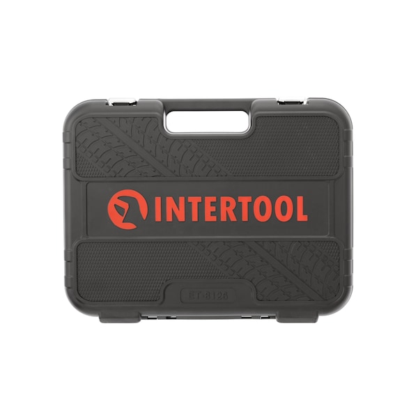 Intertool 1/4 in., 3/8 in., 1/2 in. Drive Socket Set, Metric, 126 pcs - ET08-8126