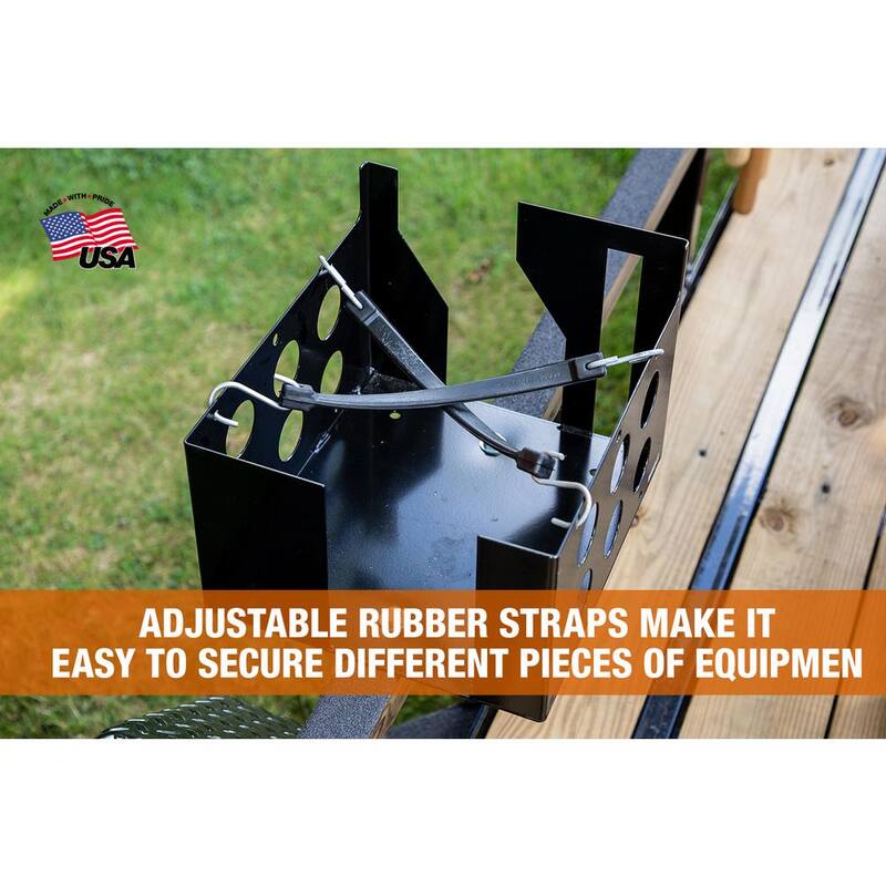 Buyers Products Company Landscape Trailer Multiuse Rack Holder for Chainsaws, or Hedge Trimmers - LT15
