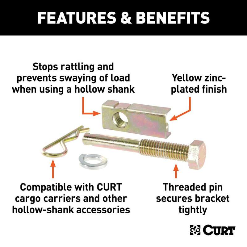 CURT Anti-Rattle Kit (Fits 1-1/4" Receiver) - 22315